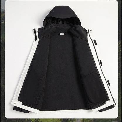 Detachable Windproof And Waterproof 3-in-1 Winter Two-Piece Set For Men And Women