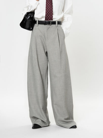 Profile Suit Pants Vertical And Smooth Casual Straight Trousers