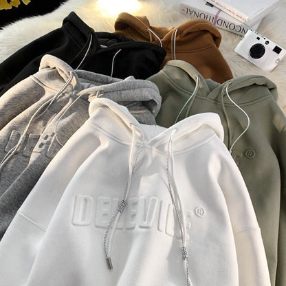 Ovsize Men's Hooded Fashion Brand American Style Loose Hoodie