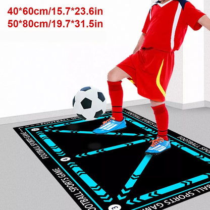 Soccer Football Training Mat Carpet Non Slip For Kids Adults Solo Practice