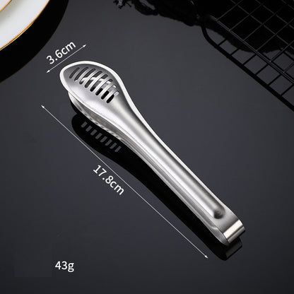 Stainless Steel Food Clamp Barbecue Tools Steak Tong Baking Bread Clip Thickened Clip