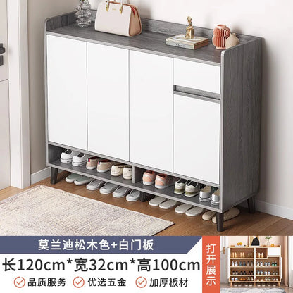 Shoe cabinet Home entrance Indoor entry Door entrance Corridor aisle Large capacity multi-layer storage Elevator entrance Shoe r
