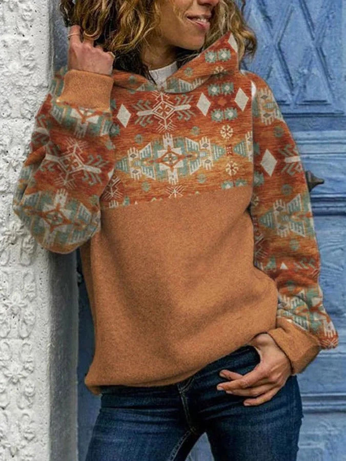 Comfortable And Versatile Fashion Printed Hoodie