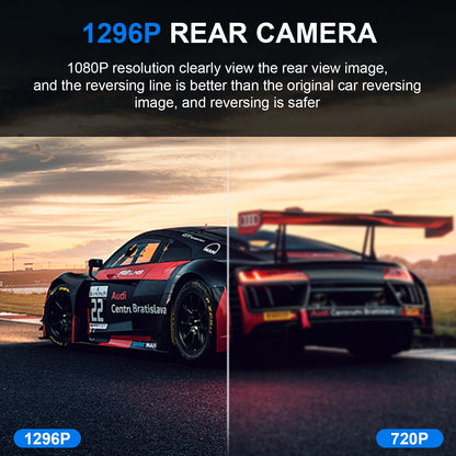 1296P HD Wifi Dash Cam Pro Car Camera Recorder 3-Lens Front Rear Night Vision UK