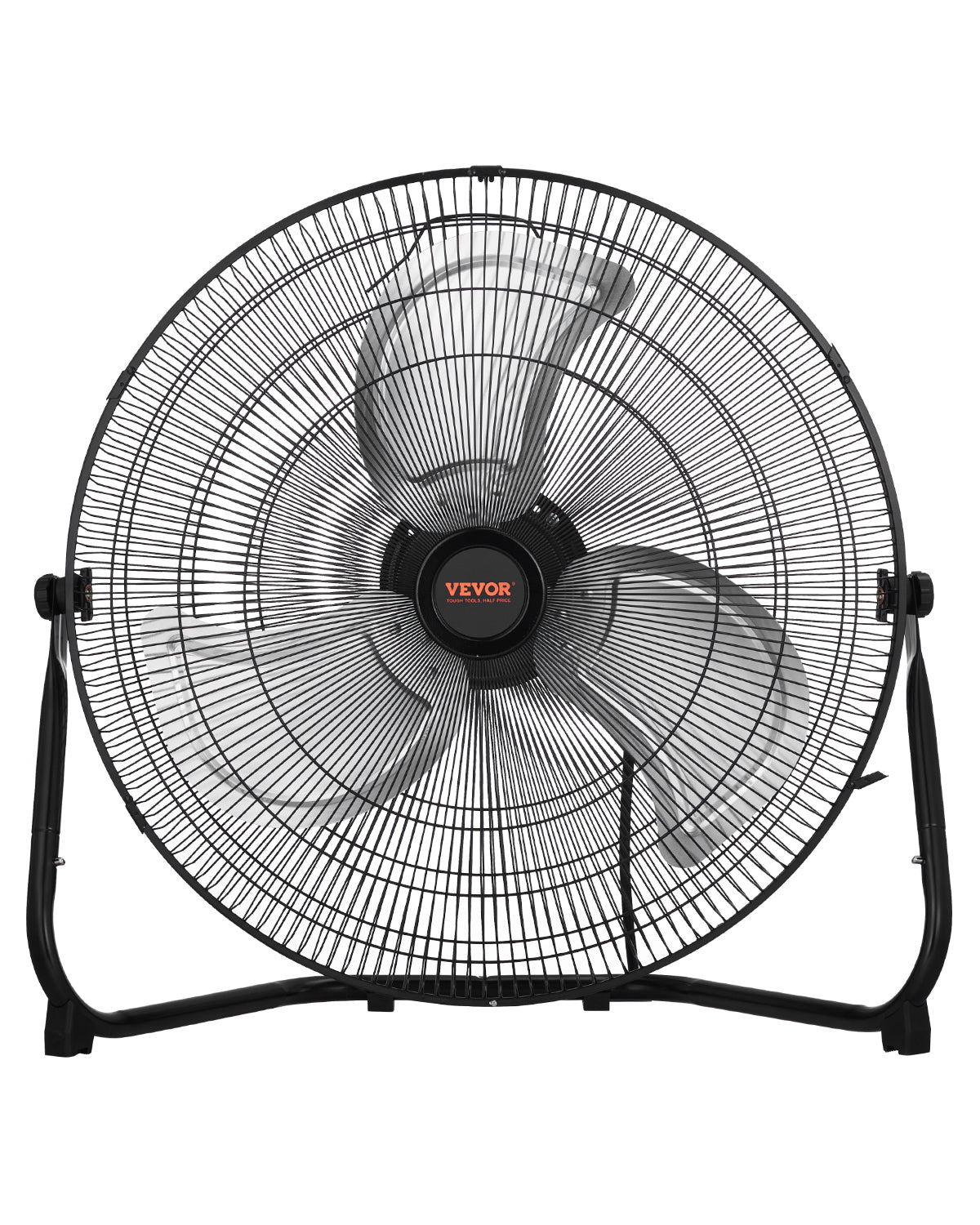 2 PCS 20 In Floor Fan 3 Speeds 360 Adjustable Tilt High-Velocity Industrial Fan