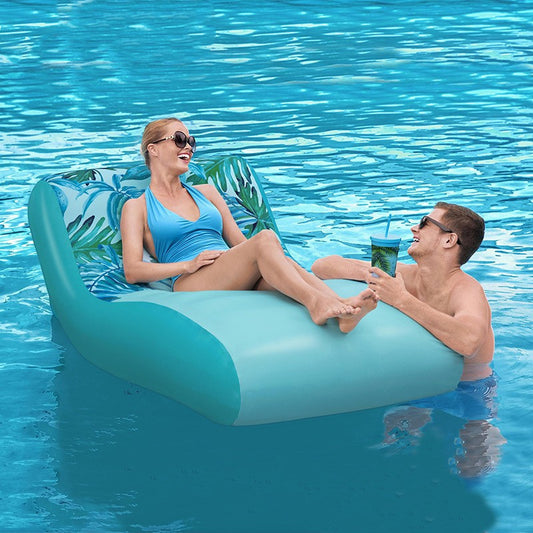 Inflatable Float Backrest Recliner Single Inflatable Water Bed