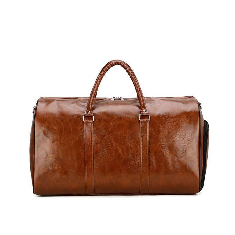 Retro Business Trip Large Capacity Short Distance Men Sports Gym Bag