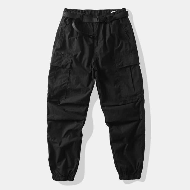 New Spring Summer Japanese-style Workwear Pants For Men