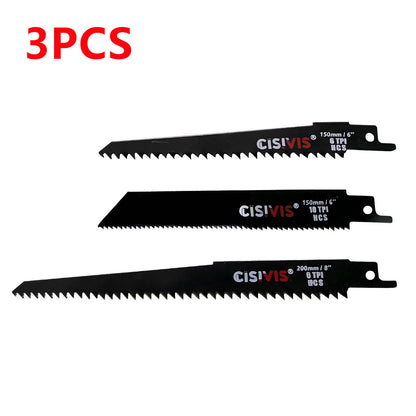 3  9PCS Reciprocating Sabre Saw Blades Set For Wood & Metal For Bosch Makita - UK