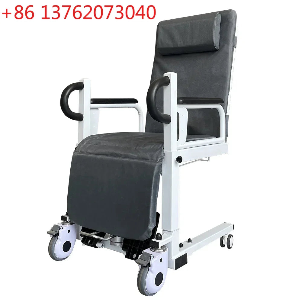 Easy operate Electric Patient lift transfer chair Wheelchair Disabled Elderly moving chair