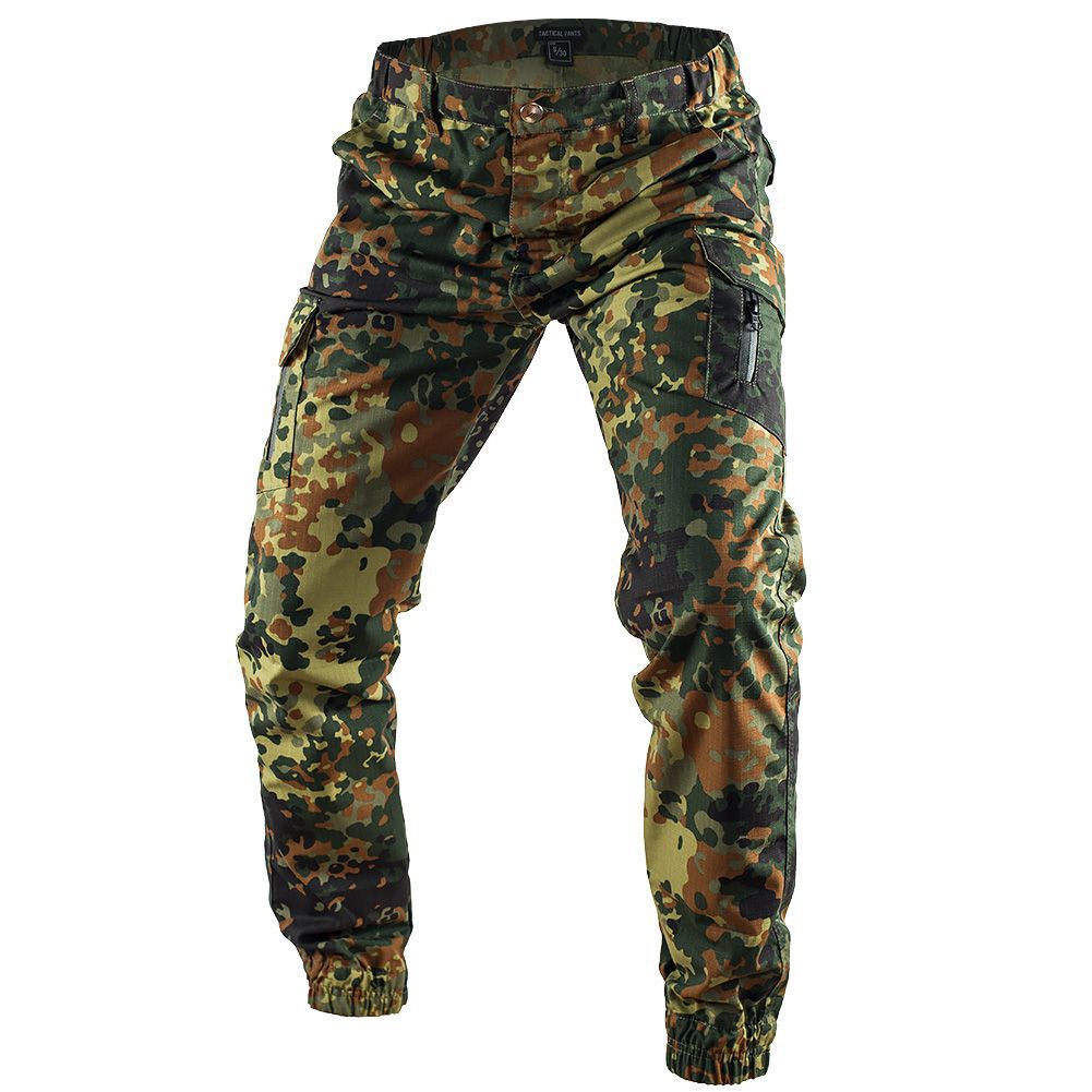 Multi-pocket Camouflage Pants Men's Work Pants Military Fans Training Overalls
