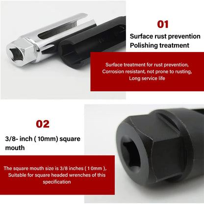 7x OXYGEN INJECTOR SENSOR SOCKET REMOVAL SET TOOL ENGINE 22MM27MM29MM 15-20