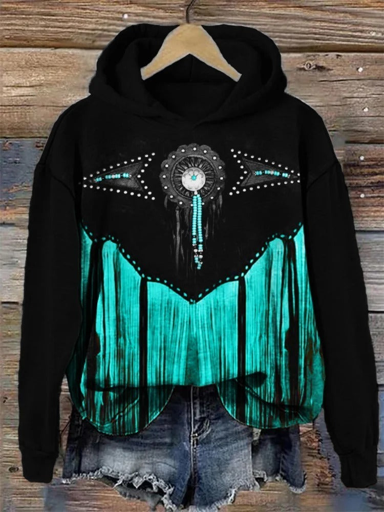 Comfortable And Versatile Fashion Printed Hoodie