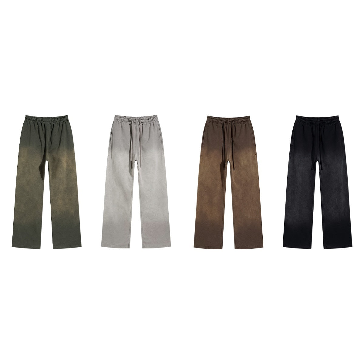 Straight Loose Street Retro Men's Trousers