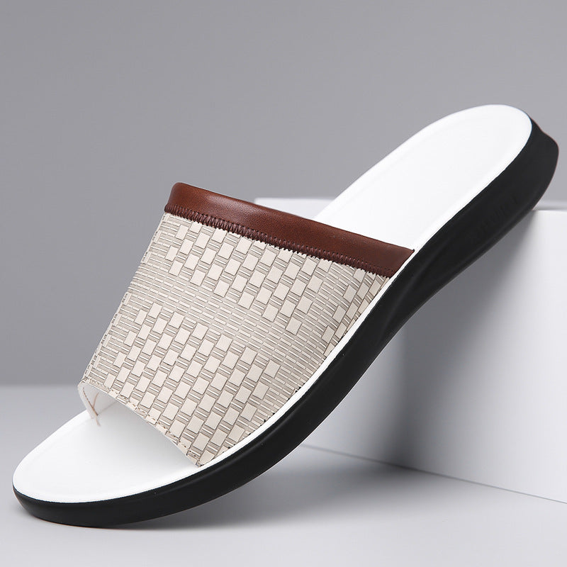 Men's Simplicity Fashionable All-match Breathable Slippers