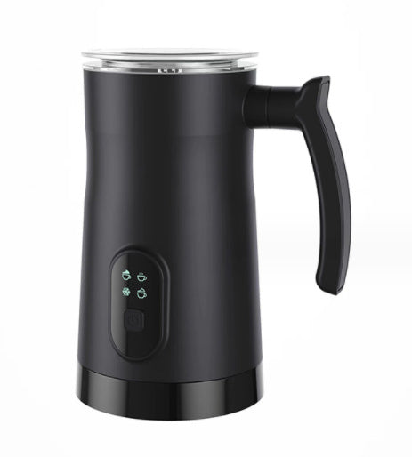 Electric Milk Frother & Warmer – Hot & Cold Stainless Steel Milk Whisk