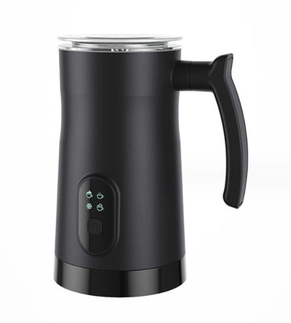 Electric Milk Frother & Warmer – Hot & Cold Stainless Steel Milk Whisk