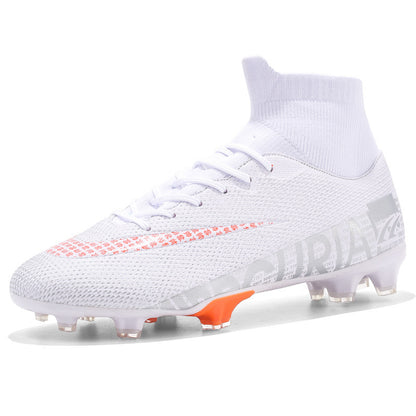 High-Top Football Men And Women Broken Nail Short Studs AG Long Nail TF Sports Training Shoes