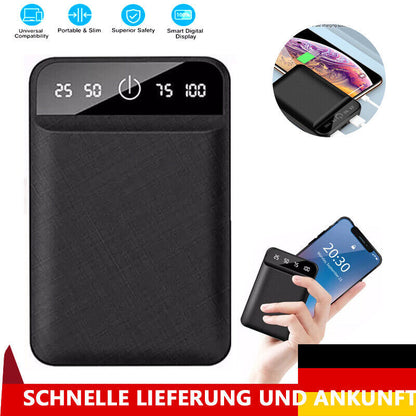Mini Powerbank Tragbar Schnellladegerat Externer Batterie Ladegerat Handy DE