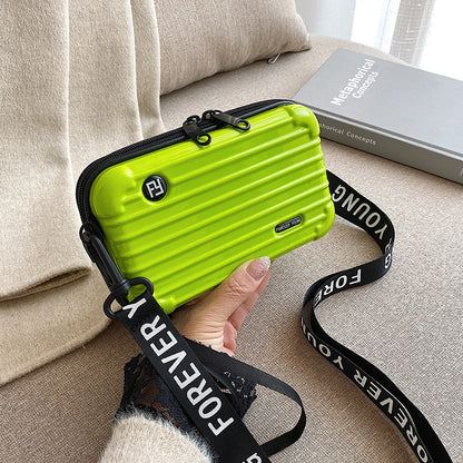 Women's Fashion Mini Luggage Shape Shoulder Crossbody Bag