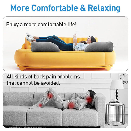 Inflatable Elevation Wedge Leg Foot Rest Raiser Support Pillow Cushion With