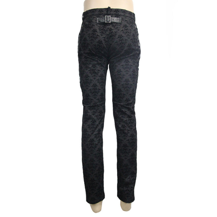 Men's Palace-Style Retro High-Waist Thick Casual Trousers