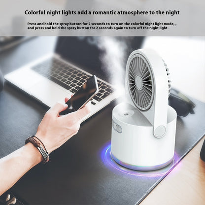 Fan Mini Handheld Humidification Cooling Portable