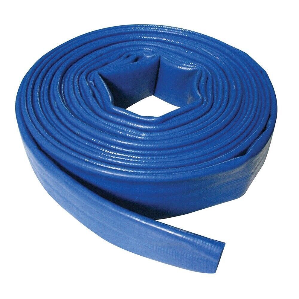 15M Flat Food Grade Water Hose Pipe  Connector For Caravan, Motorhome  Boat UK