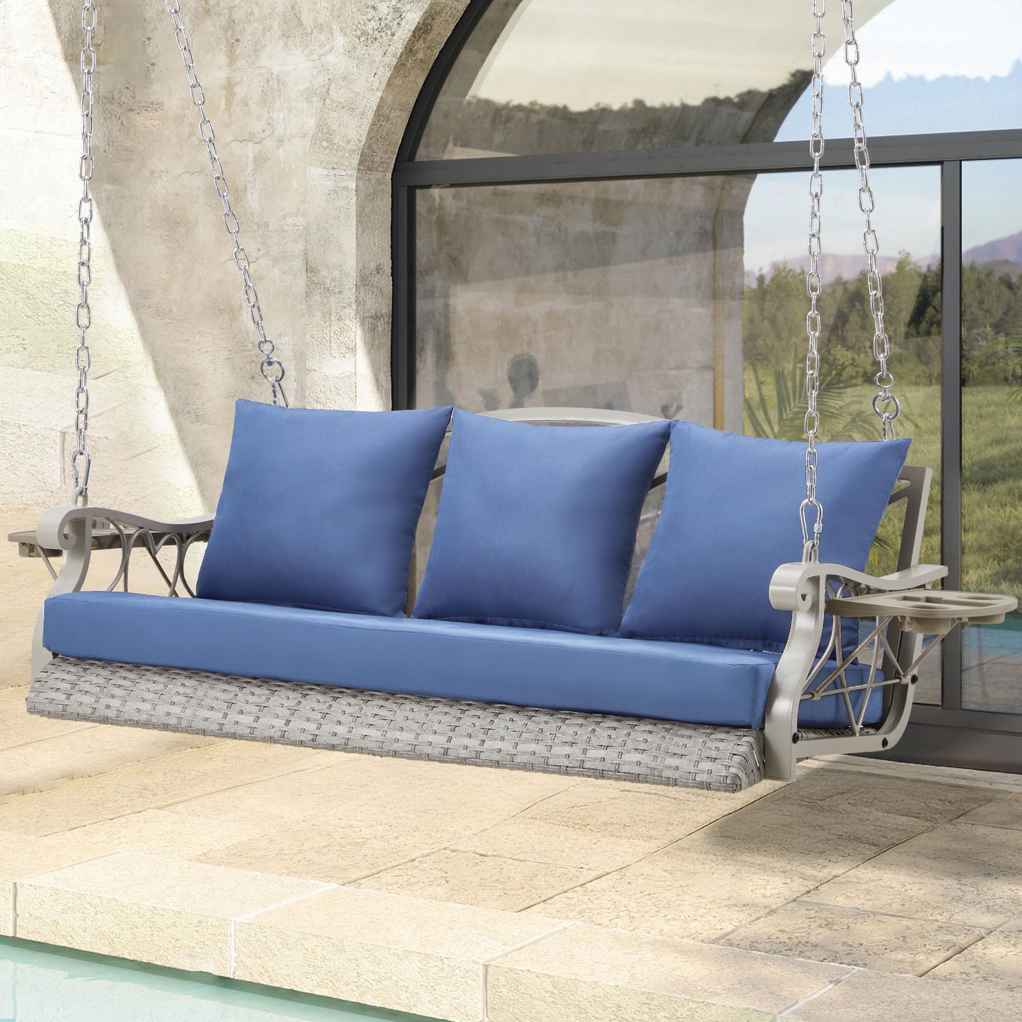 Porch Swing Basket