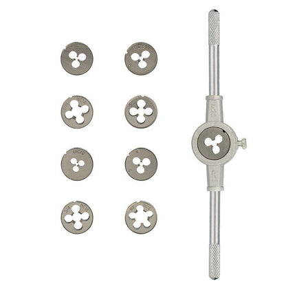 20pcs Hand Tap And Die Set Screw Thread Reamer M3-M12 Twist Drill Bit Tool Kit