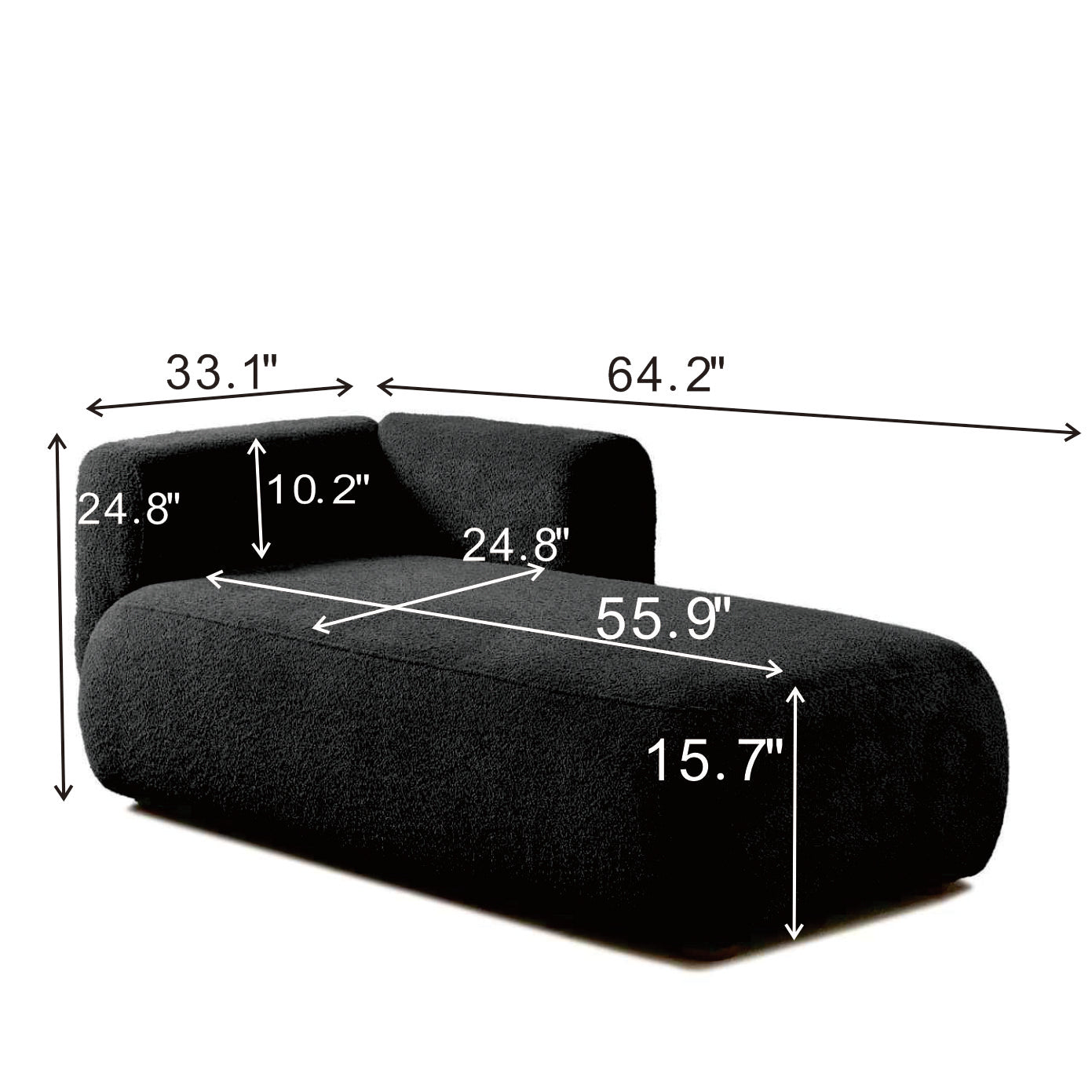 Upholstered Chaise Lounge