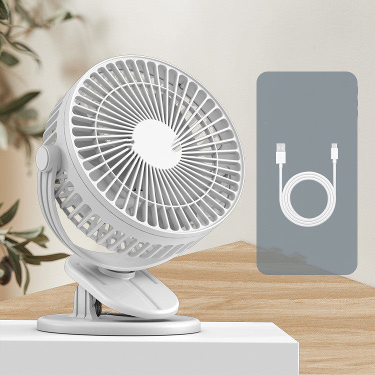 Student Dormitory Portable Mini Rechargeable Desktop Fan