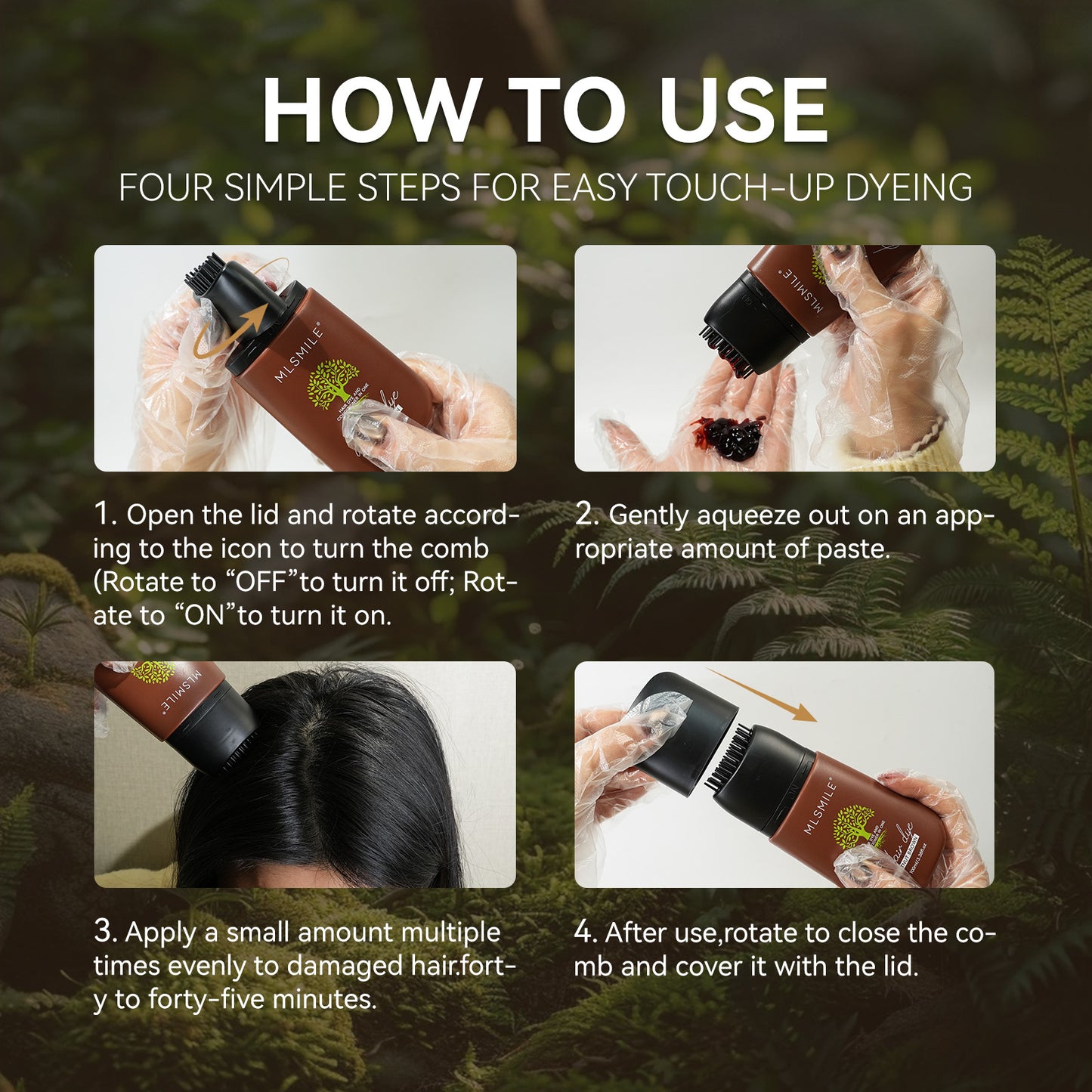 Optional Plant-extract Hair Dye