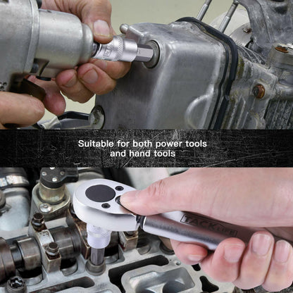 34Pcs Torx Torque Tork Star Bits Drive Male Female 3-8 Chrome Sockets Set Tool