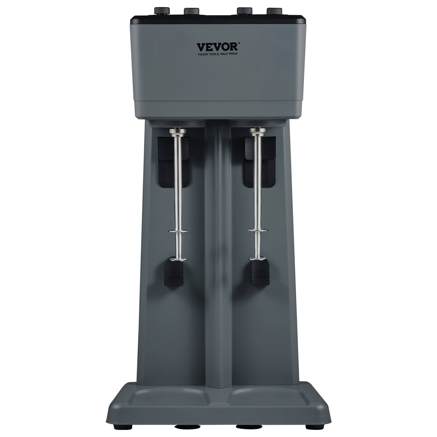 VEVOR Milkshake Maker, 375W X 2 Electric Milkshake Machine, Double Heads Drink Mixer Blender Machine, 3-Speed Milkshake Mixer With 2 X 820 Ml Stainless Steel Cups, For Commercial And Home