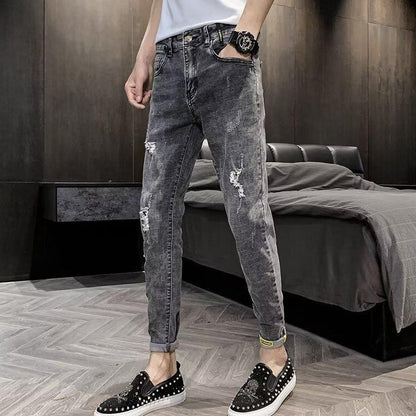 New Youth All-matching Simple High-grade Pants