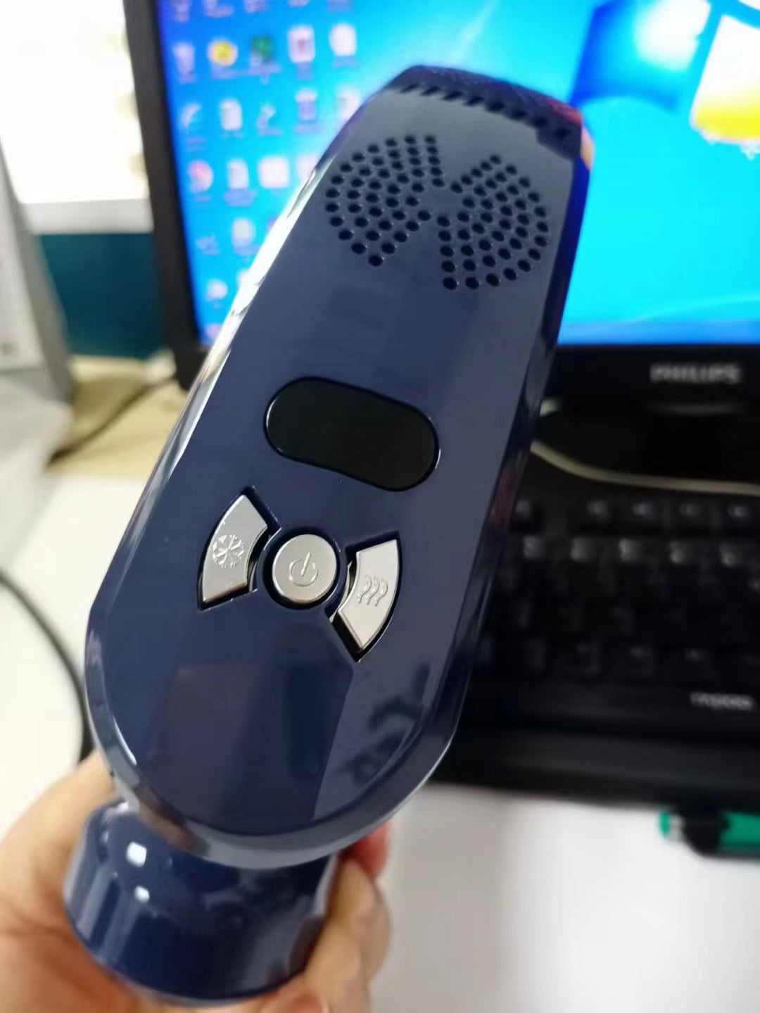 Halter Cooling Fan USB Charging Portable Leafless