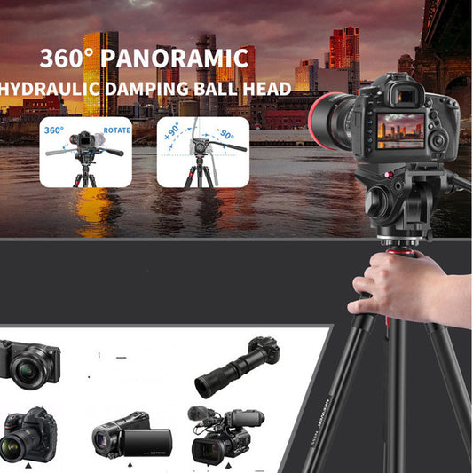 Hydraulic PTZ Tripod N555 Aluminum Alloy