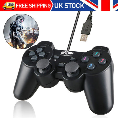 USB Wired Game Controller Gamepad Joystick Joypad For Laptop PC Computer Gaming