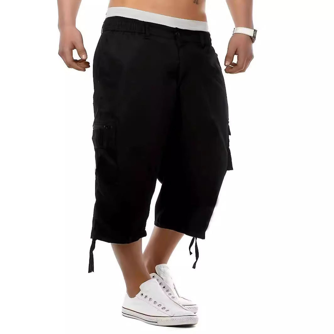 Men's Casual Multi-pocket Workwear Shorts Loose Outdoor Casual Pants