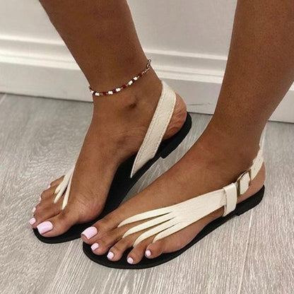Ladies Flip-flop Flat Side Empty Fashion Sandals