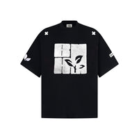 Summer Design Sense Machine Embroidery Short-sleeved T-shirt Men