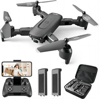 DE 4DRC V12 Drohne HD 4K-Weitwinkel-Dual-Kamera Tragbarer Faltbarer RC-Quadcopter,