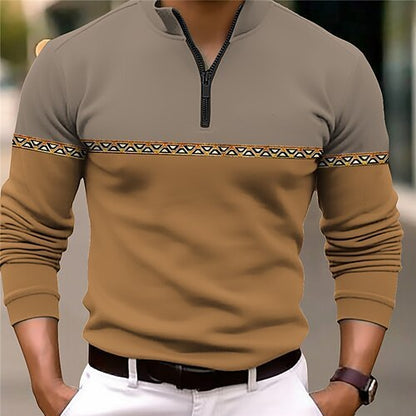 Autumn Men's Trendy Loose Lapel Sweater