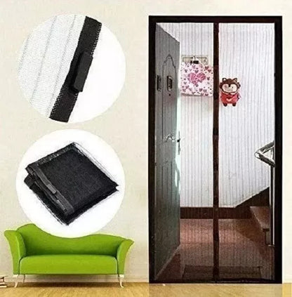 Curtain Door Magnetic Mesh Net Screen Easy Fastening Mosquito Fly Insects Bugs