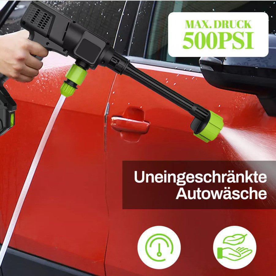 21V 6in1 Akku Hochdruckreiniger Auto Mobiler Druckreiniger Spritzpistole 30Bar