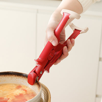 Shark Anti-scalding Clip Red Dish-grabbing Device Multifunctional Bowl Clip