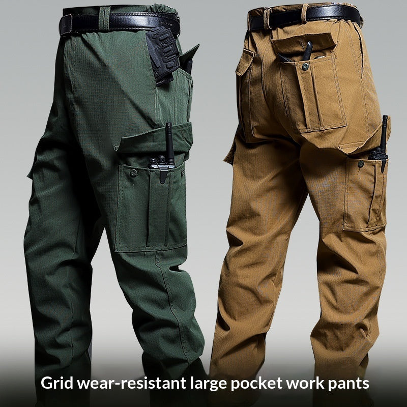 Outdoor Multi-pocket Loose-fit Durable Tactical Utility Work Pants