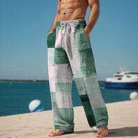 Men's Autumn New Printed Versatile Casual Pants