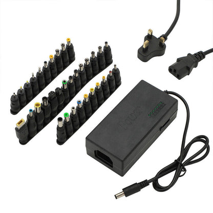 96W 34 Sizes Heads Adapter Universal AC DC Power Supply Charger Multi Laptop PC